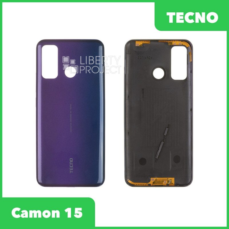 Задняя крышка для Tecno Camon 15 (CD7) (фиолетовый)