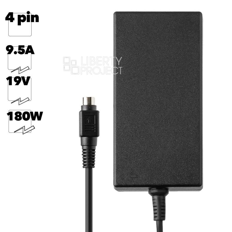 Блок питания ASX для ноутбука Toshiba 180W 19V 9.5A круглый с четырмя отверстиями10mm