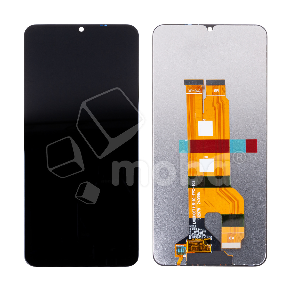 Дисплей для Realme C61 (RMX3930) в сборе с тачскрином Черный - OR (HD+, 300 Кд/м2, 90 Гц)