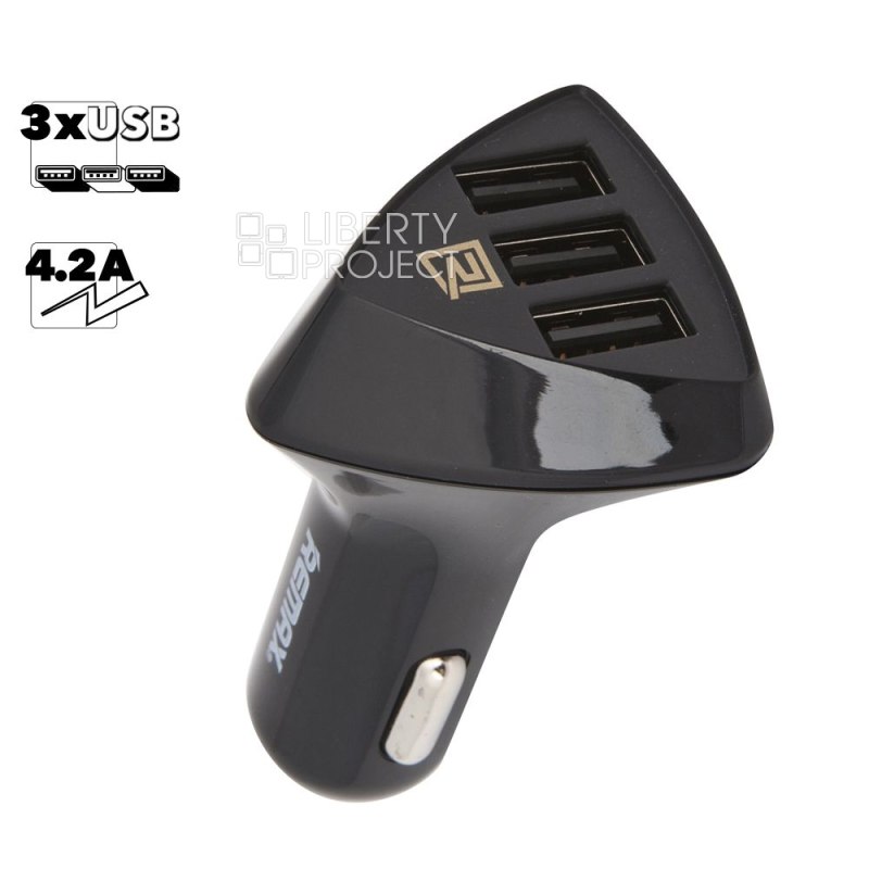 АЗУ REMAX Alien RCC304 3xUSB, 4.2А (черный)