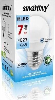 Светодиодная лампа SMARTBUY (SBL-G45-07-40K-E27) 7W/4000/E27