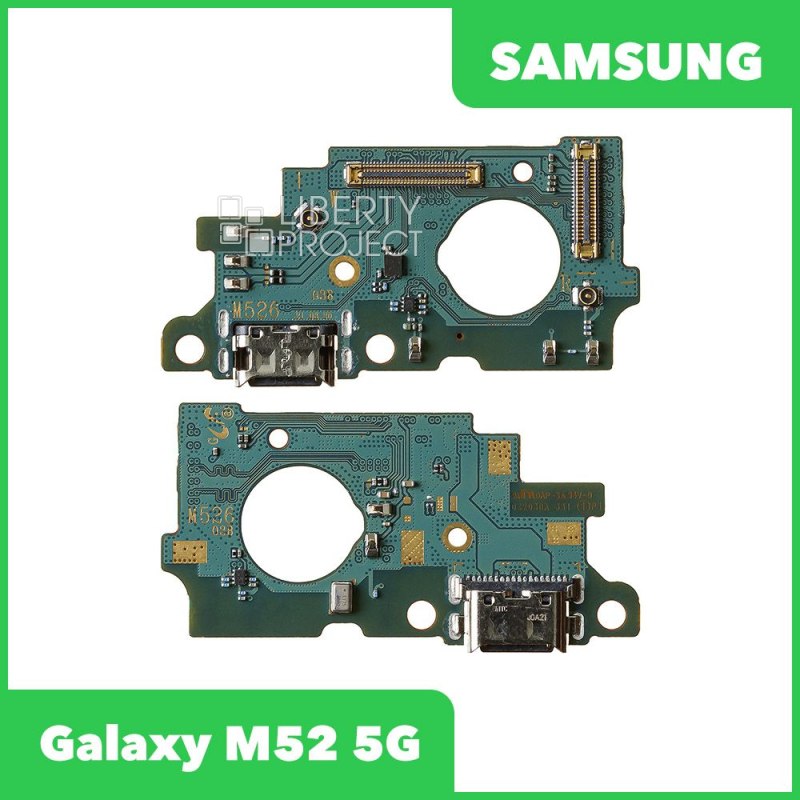 Шлейф/FLC Samsung Galaxy M52 5G SM-M526 на системный разъём/микрофон
