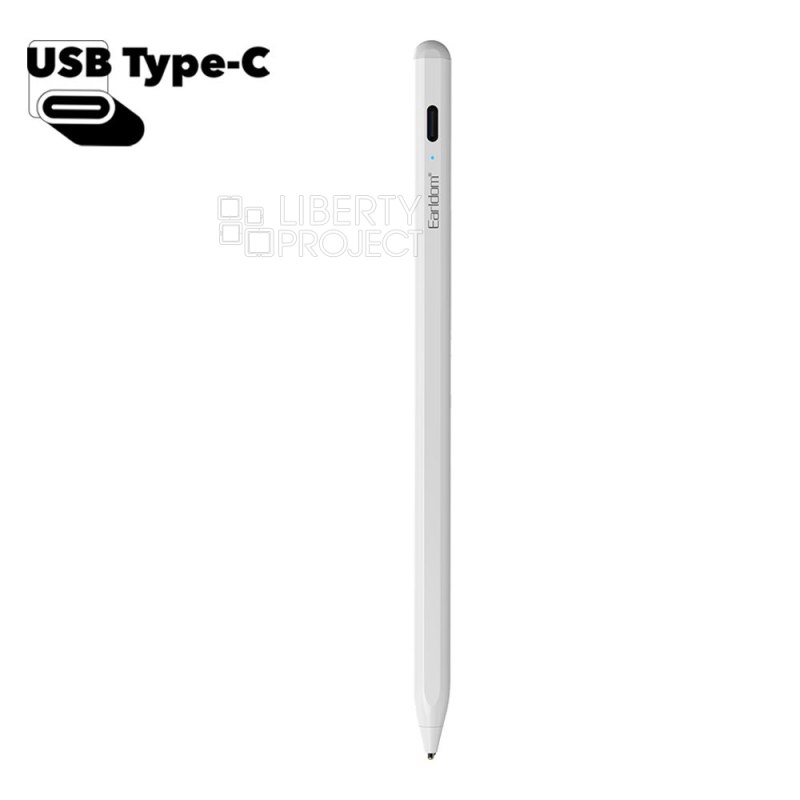 Стилус Earldom ET-P3 Type-C, iPad и совместимые устройства (белый)