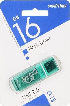 USB-флэш SMARTBUY (SB16GBGS-G) 16GB GLOSSY SERIES GREEN