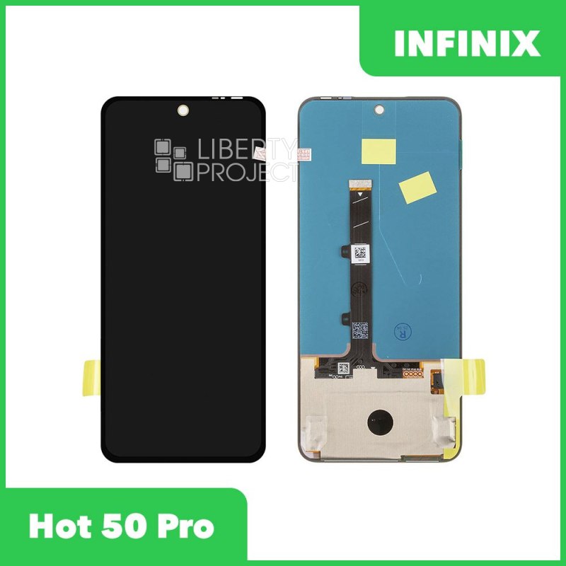 LCD дисплей для Tecno Spark 30 Pro (KL7)/Infinix Hot 50 Pro (X6881)/Itel S25 с тачскрином (черный) 100% OR