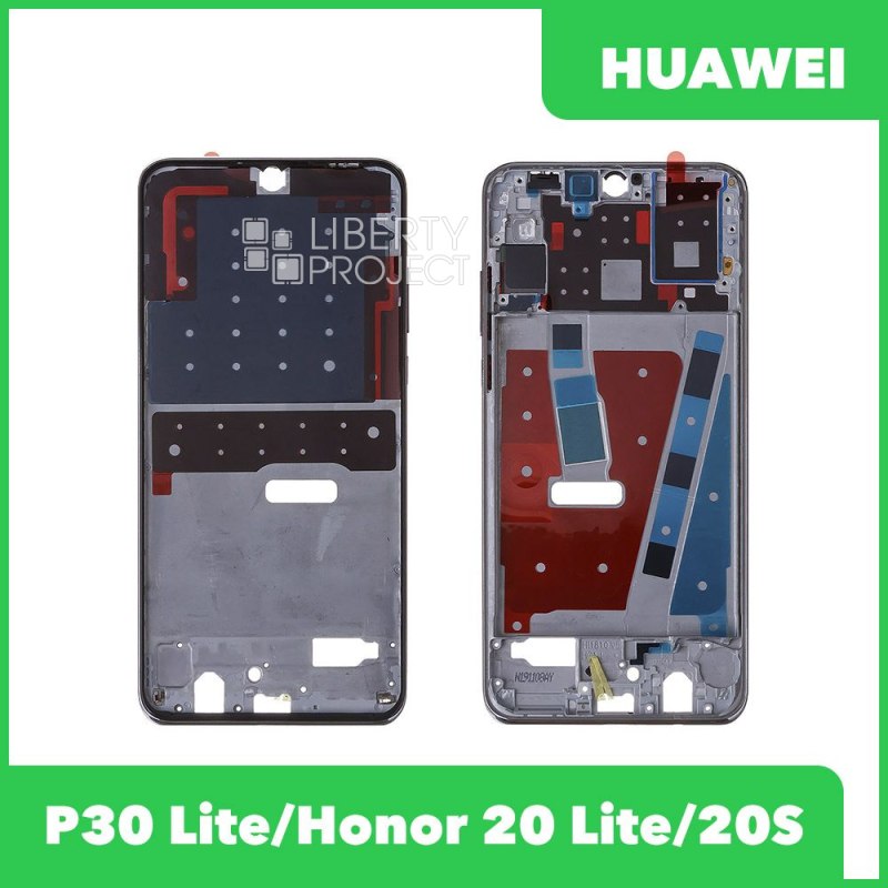 Рамка дисплея для Huawei P30 Lite (48MP)/Honor 20 Lite/20S (MAR-LX1M/MAR-LX1H) (белый)