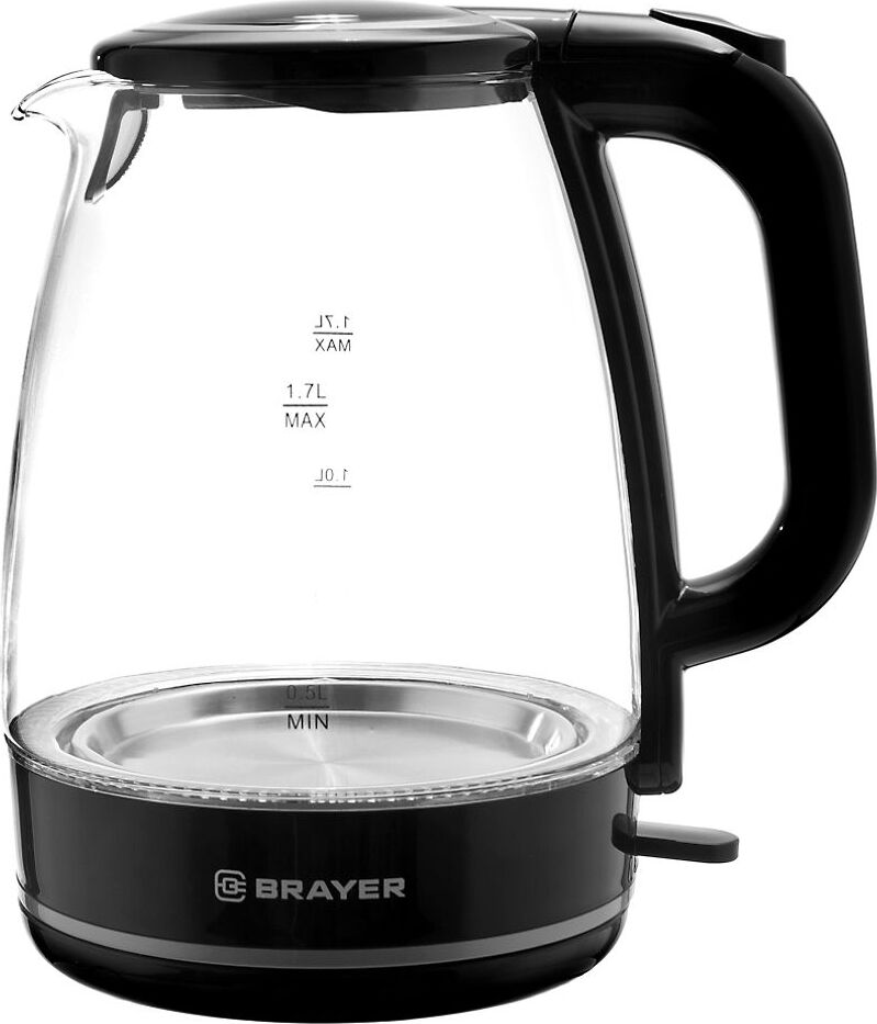 Чайник электрический BRAYER BR1030 (1,7л. стекло)