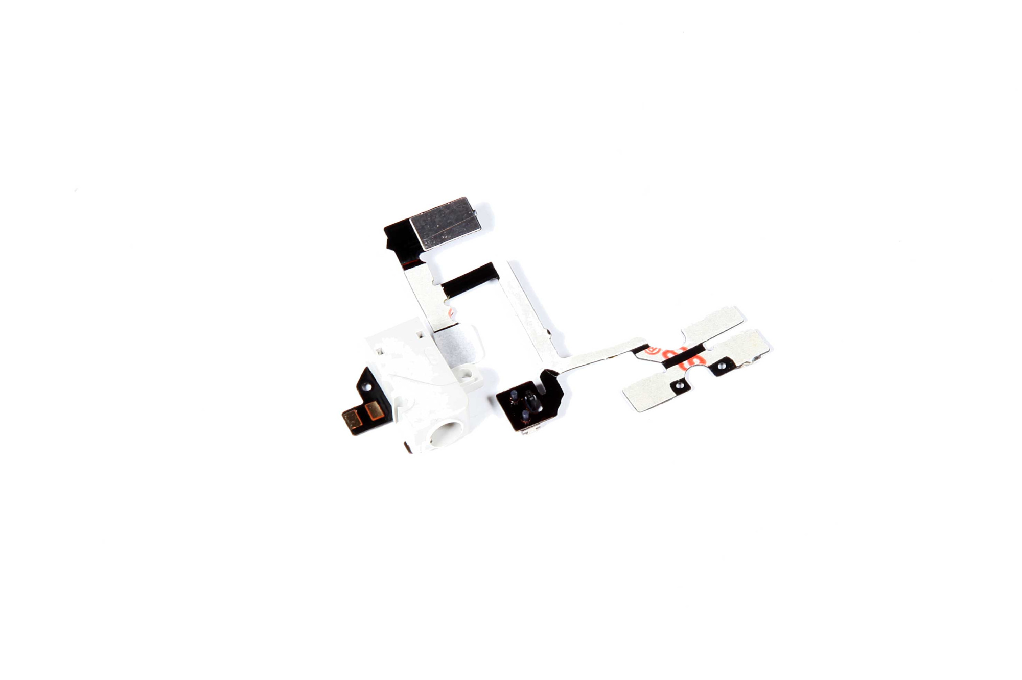 Шлейф для iPhone 4G White Аудио разъемы