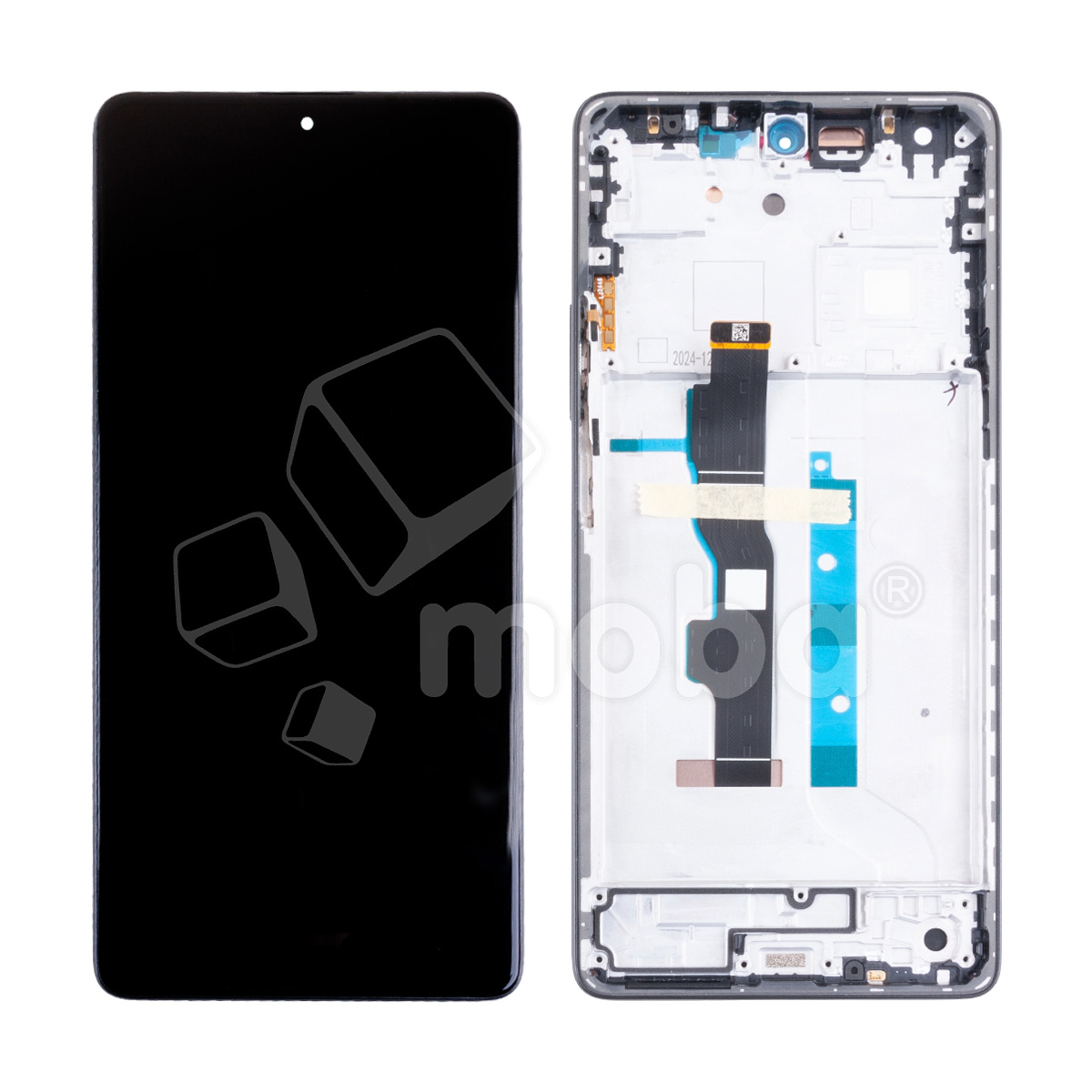 Дисплей для Xiaomi Redmi Note 13 5G (2312DRAABG/2312DRAABI) модуль с рамкой Черный - OR (SP)