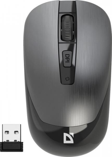 Мышь DEFENDER (52993) Wave MM-995 серый