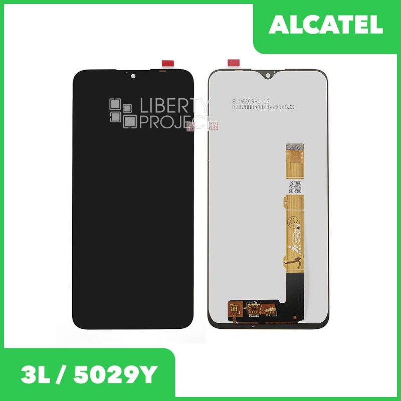 LCD дисплей для Alcatel 3L/5029Y в сборе с тачскрином (черный) Premium Quality