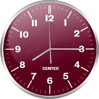 Часы настенные CENTEK СТ-7100 Red