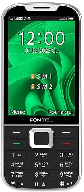 Телефон мобильный FONTEL FP350 черный
