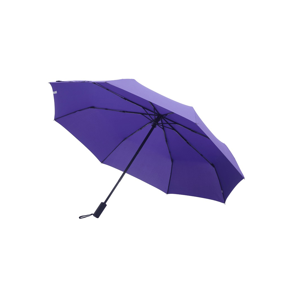 Зонт RiSETIME, Three-fold Eight-frame Automatic Umbrella, автоматический, складной, цвет: фиолетовый