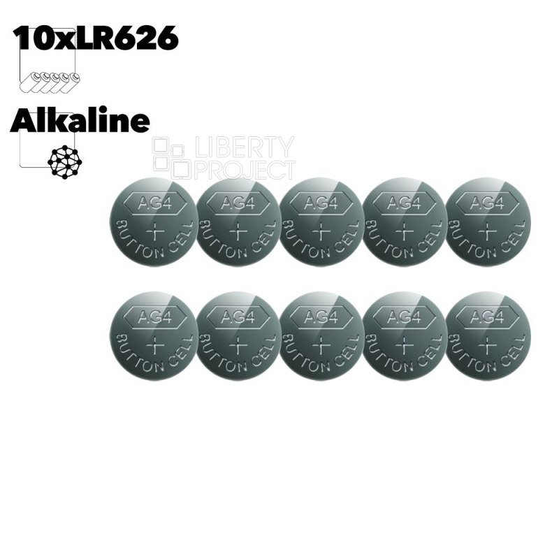Батарейка часовая Smartbuy AG4 (LR66; LR626; G4; 177; GP77A; 377; SR626W) 10шт. в блистере