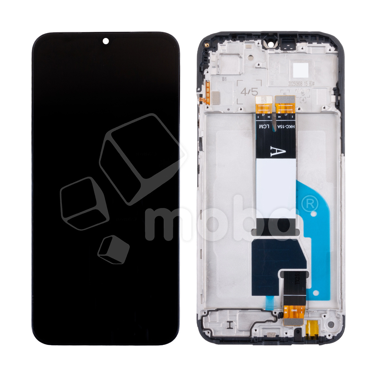 Дисплей для Xiaomi Redmi 15C 4G/Poco C85 4G (25078RA3EY/25078PC3EG) модуль с рамкой Черный - OR (HD+, 300 Кд/м2, 120 Гц)
