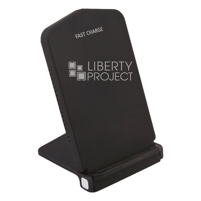 Беспроводное ЗУ Fast Wireless Stand для смартфона (черный/коробка)