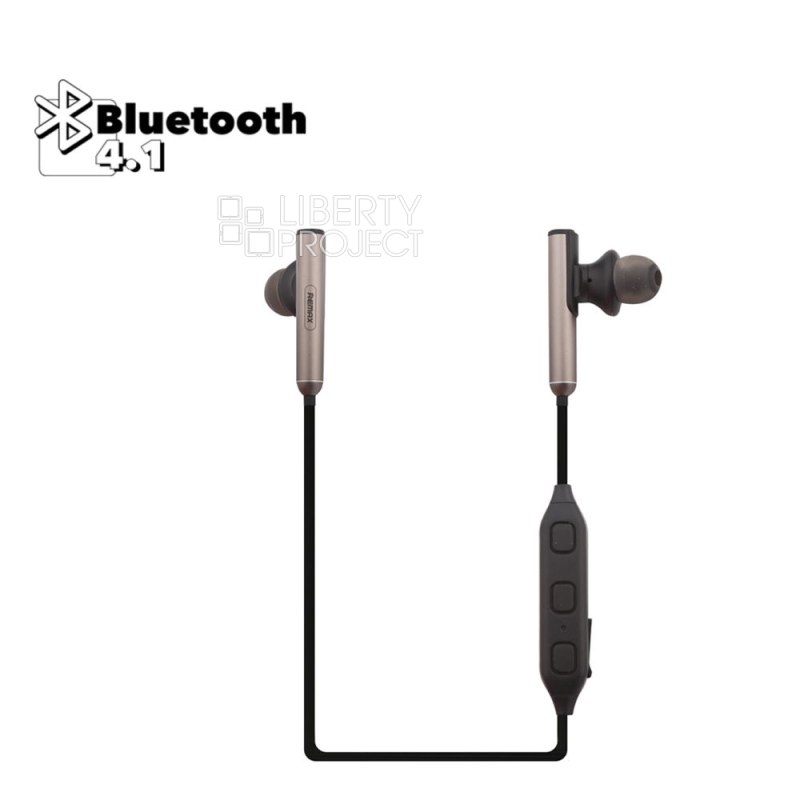 Bluetooth гарнитура REMAX RB-S9, BT4.1, внутриканальная, громкость +/- (черный)