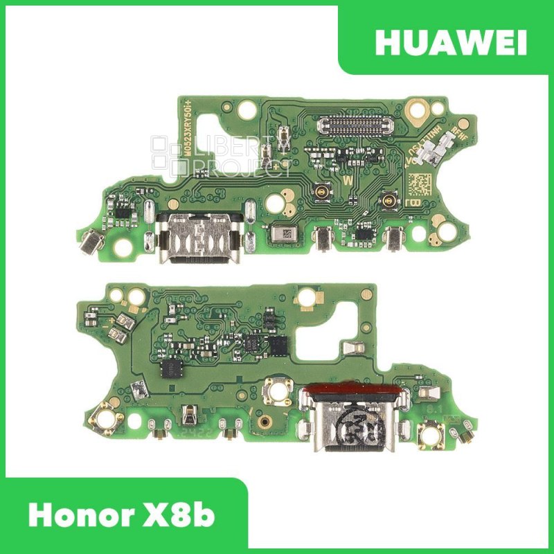 Шлейф/FLC Huawei Honor X8b (LLY-LX1)b на системный разъём/микрофон, ориг