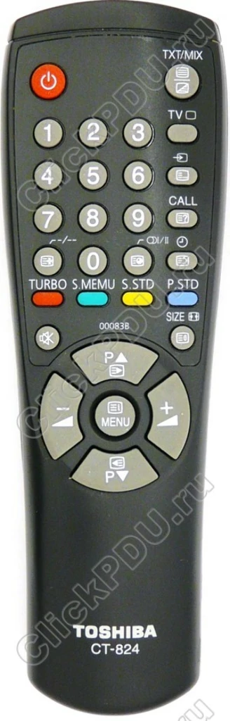 Пульт Toshiba CT-824/ 00083B orig оригинальный