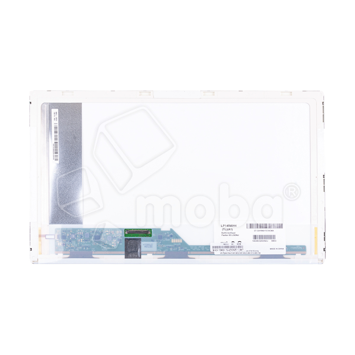 Матрица 14" LED 1366x768 Normal 40 pin слева внизу, глянцевая (B140XW01 V.8)