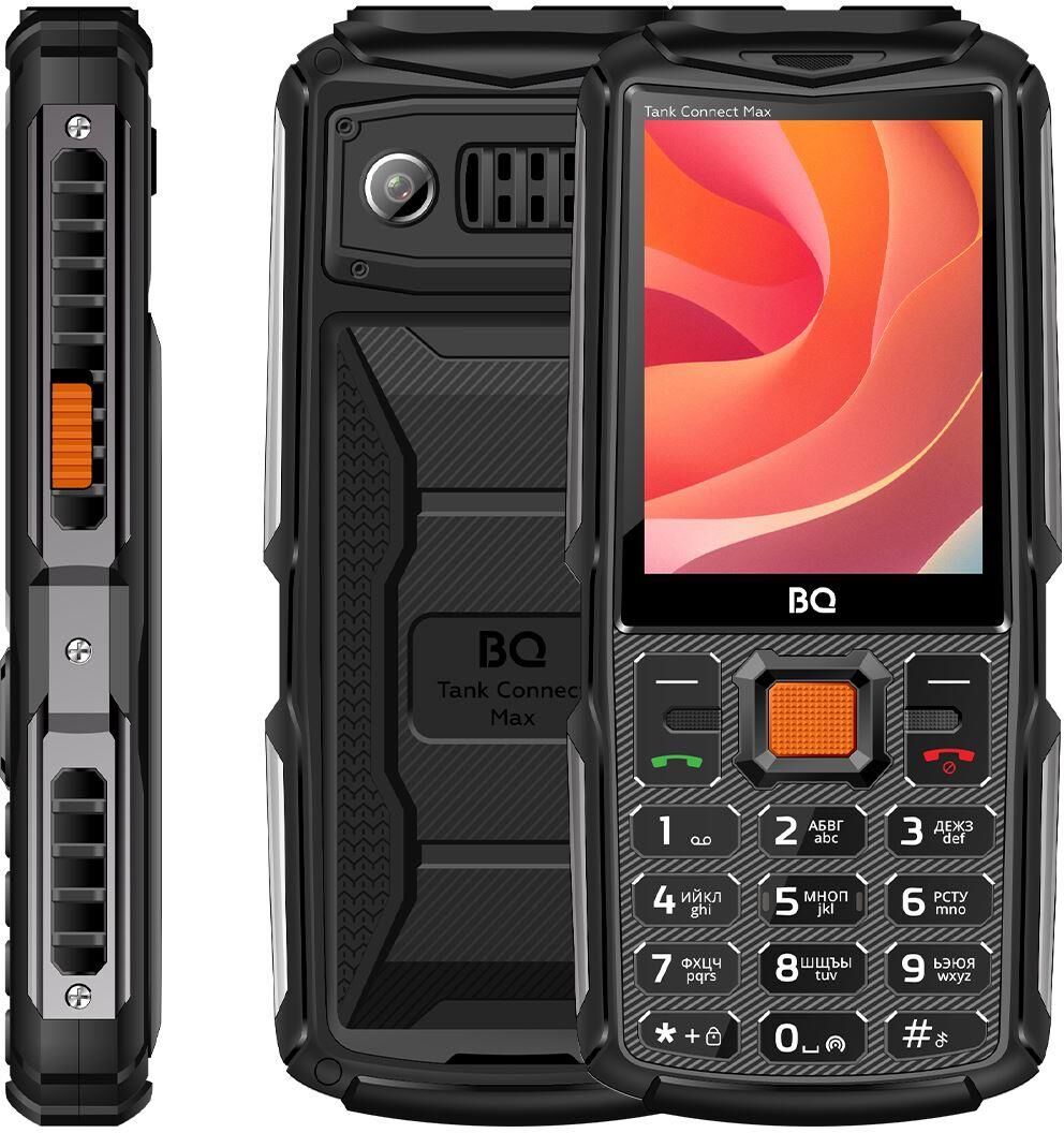 Телефон мобильный BQ 2830L Tank Connect Max Black+Gunmetal