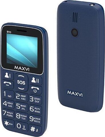 Телефон мобильный MAXVI B110 Blue