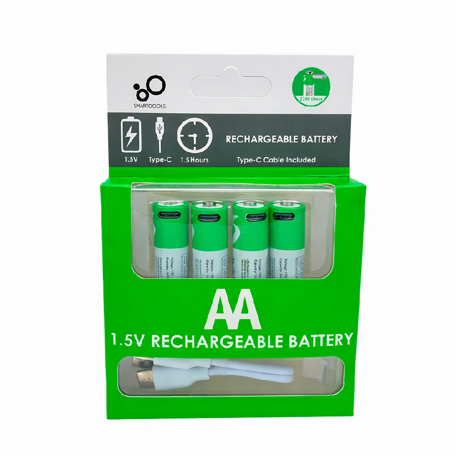 Батарейки перезаряжаемые AA Type-C 2600mWh