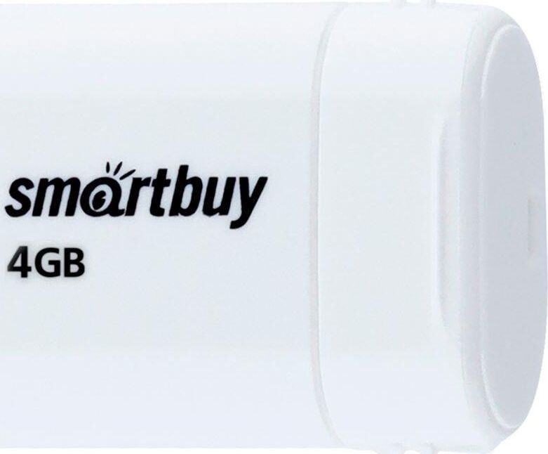 Флэш-напокитель SMARTBUY (SB4GBLara-W) UFD 2.0 004GB LARA White