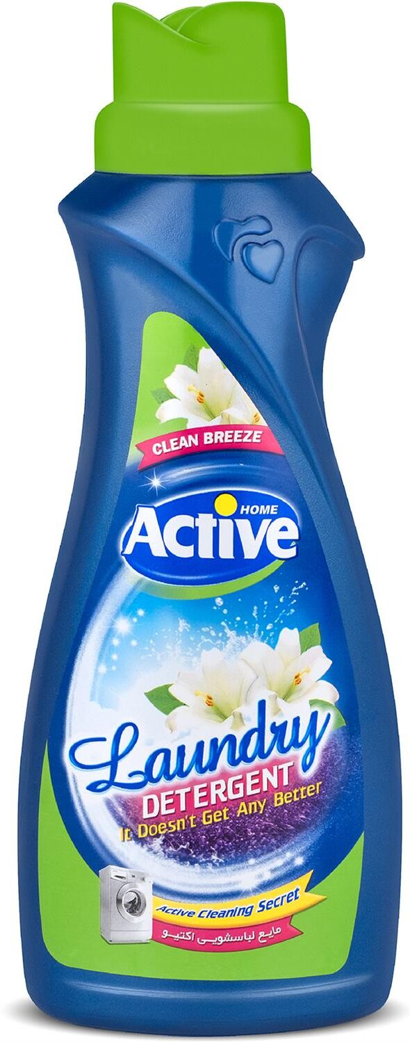 ACTIVE Гель для стирки белья универсальный "Clean Breeze", 1000 мл, Green (12/480)