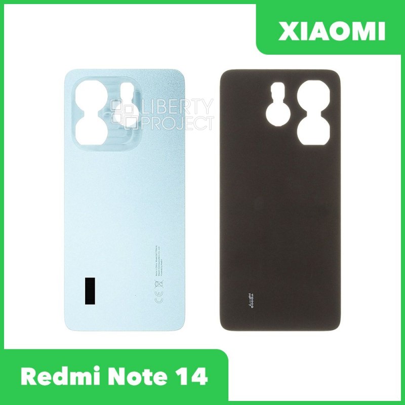 Задняя крышка для Xiaomi Redmi Note 14 (голубой)