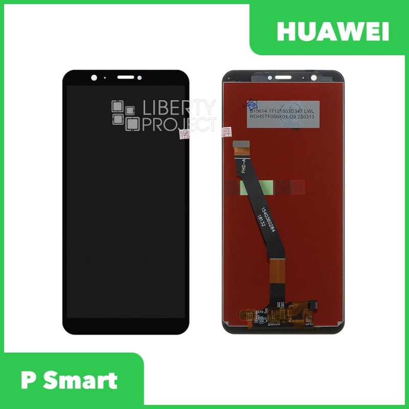 LCD дисплей для Huawei P Smart (FIG-LX1) с тачскрином (черный) 100% OR