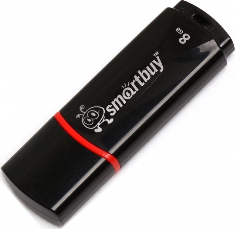 USB флеш SMARTBUY (SB8GBCRW-K) 8GB CROWN BLACK