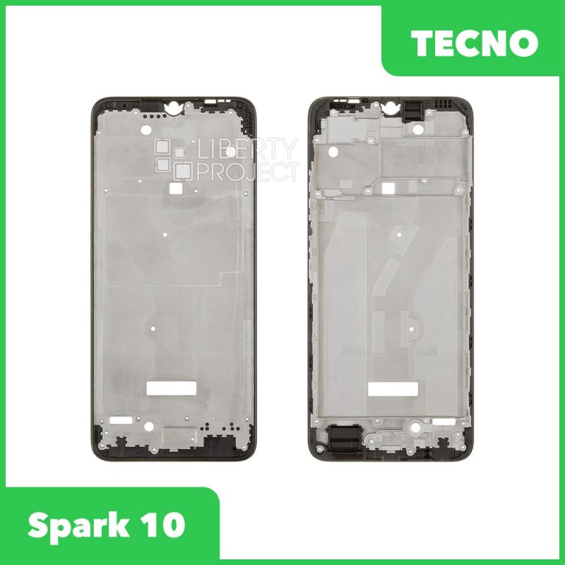 Рамка дисплея для Tecno Spark 10 (KI5q) (черный)