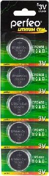 Элементы питания PERFEO CR2450-5BL LITHIUM (5)