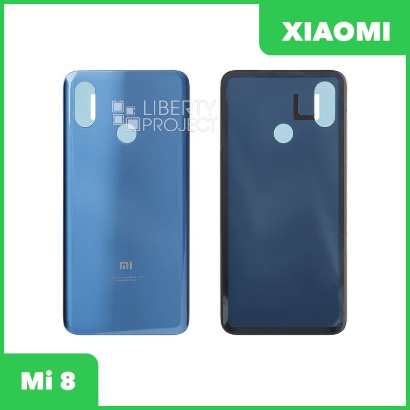 Задняя крышка для Xiaomi Mi 8 (синий)