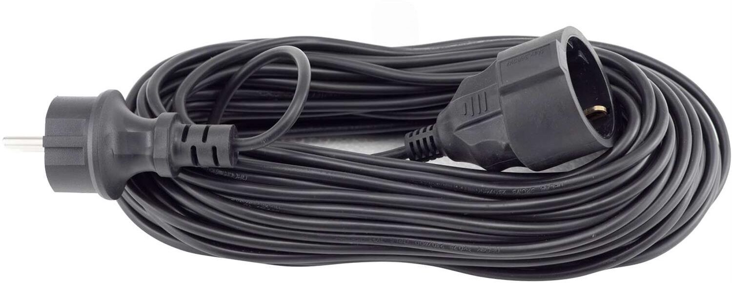 CADENA Удлинитель-шнур бухта BASE 30м бз ПВС 2*1 10А черный