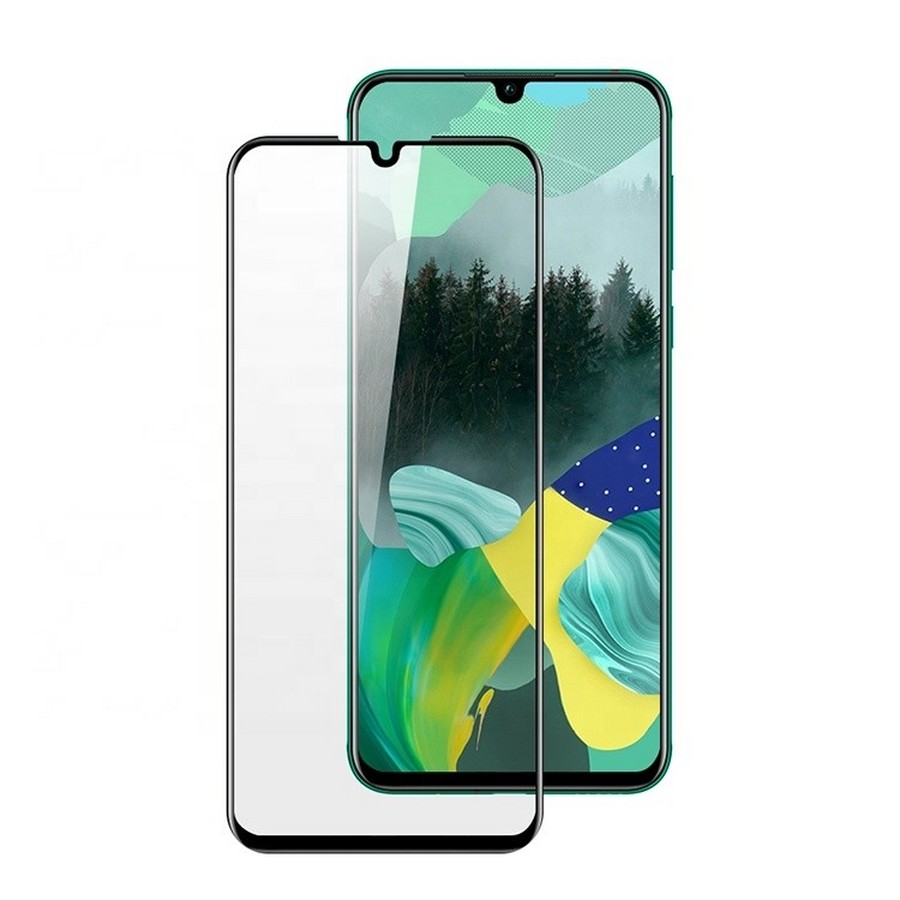 Защитное стекло 3D/5D/6D/9D/10D полноэкранное Full Glue (тех.пак) для Huawei Nova 5 черный