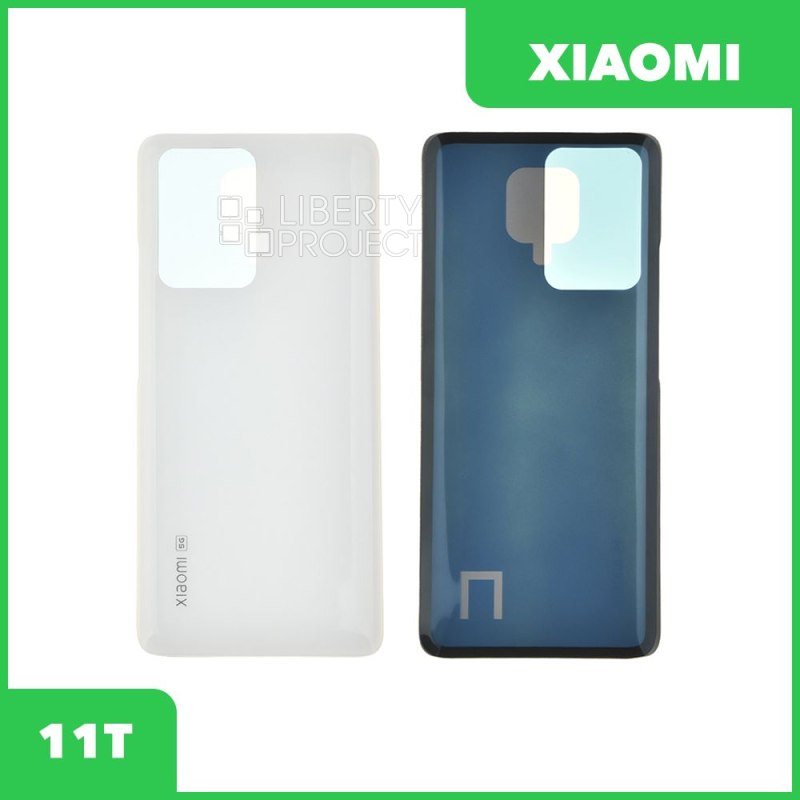 Задняя крышка для Xiaomi 11T (21081111RG)/11T Pro (2107113SG) (белый)