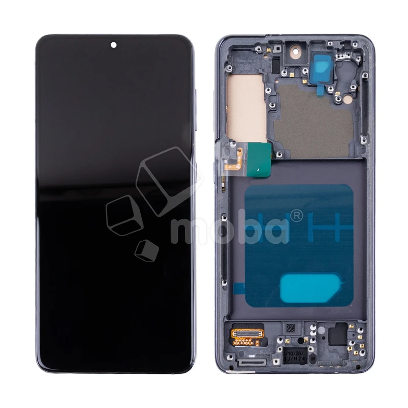 Дисплей для Samsung Galaxy S21 (G991B) модуль с рамкой Серый - (In-Cell)