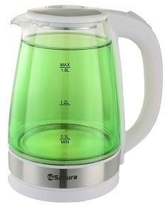 Чайник электрический SAKURA SA-2744GR 1,8л зеленый