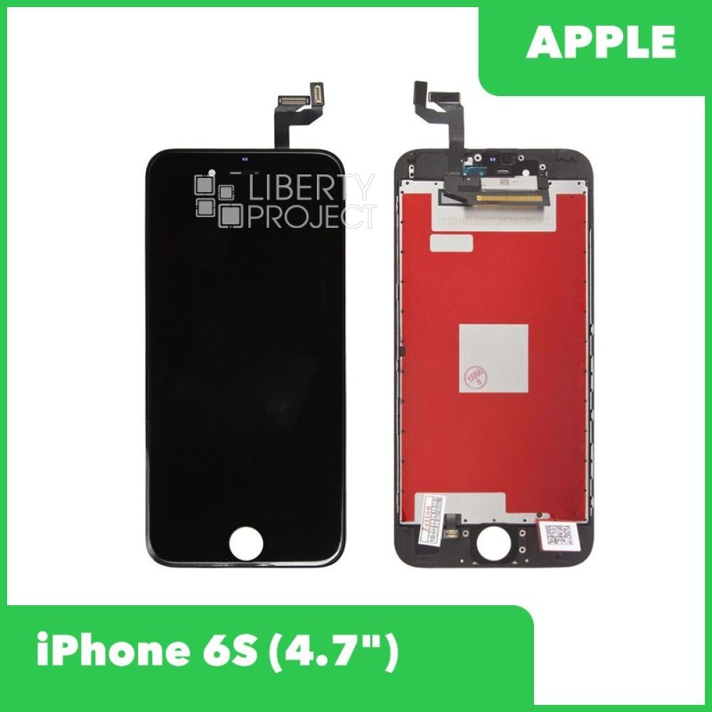 LCD дисплей для Apple iPhone 6S (черный) Zetton с тачскрином (олеофобное покрытие)