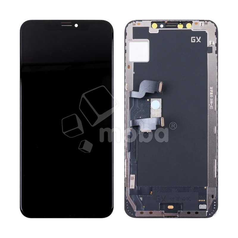 Дисплей для iPhone Xs Max (A1921/A2101) в сборе с тачскрином Черный - GX (Hard OLED)