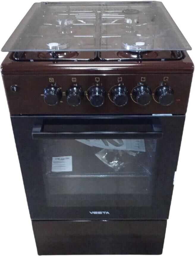 Плита газоэлектрическая VESTA Valencia VGE 50 10-E ГК Коричневый Ex