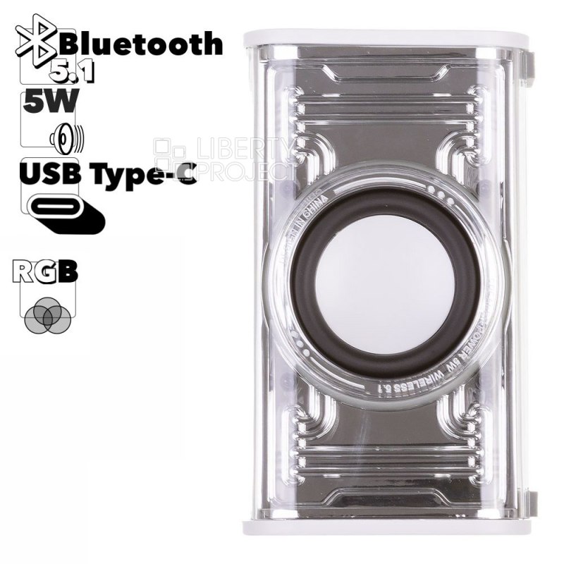 Bluetooth колонка Earldom ET-A31 BT 5.1, 5W (серый)