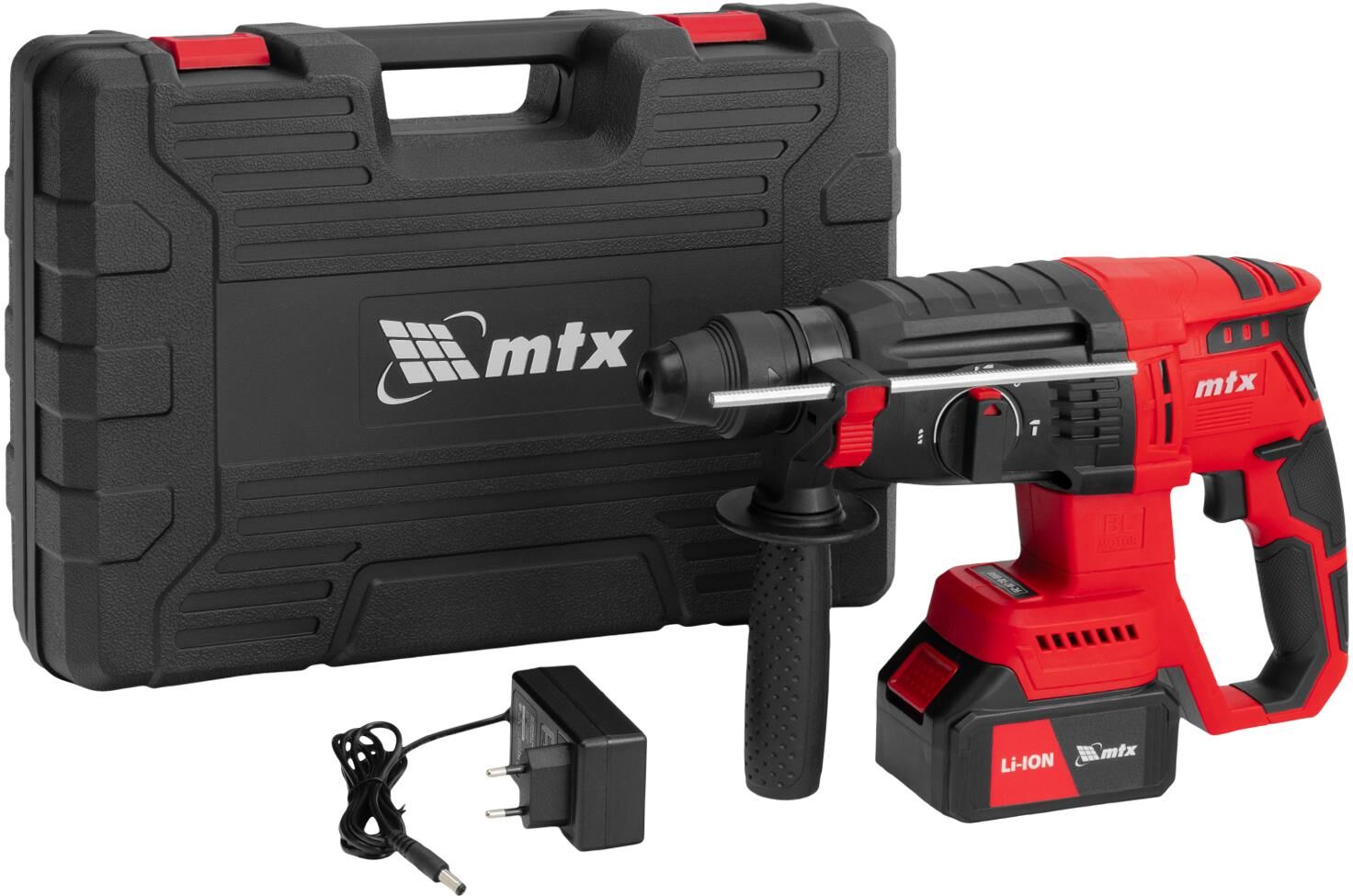 MTX Перфоратор аккумуляторный бесщет. RHB-BL-20-26, 3 Дж, Li-Ion, 20 В//