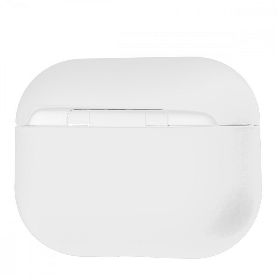 Силиконовый чехол тонкий для Apple AirPods Pro белый