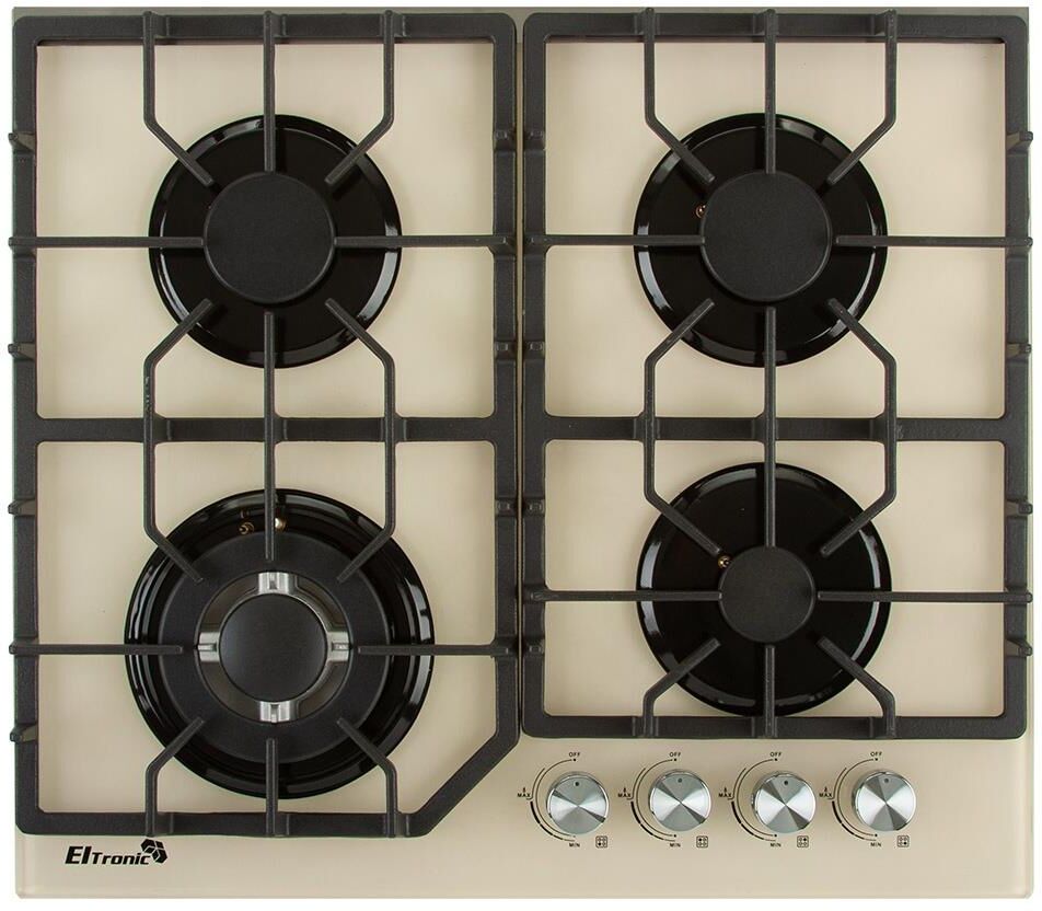 Варочная панель ELTRONIC (33-02) 4 конфорки , бежевый