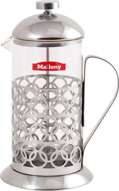Френч-пресс MALLONY T046-1000ML чайник/кофейник 1,0л "Olimpia" (сталь) (950093)