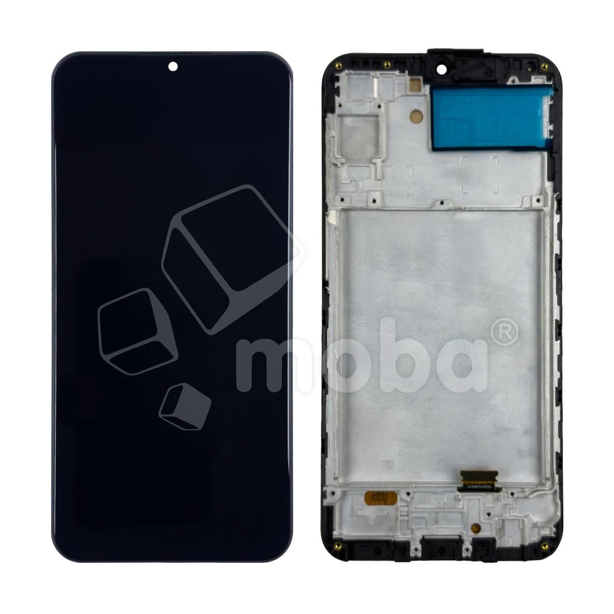 Дисплей для Samsung Galaxy A24 4G (A245F) модуль с рамкой Черный - (In-Cell)